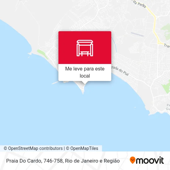 Praia Do Cardo, 746-758 mapa
