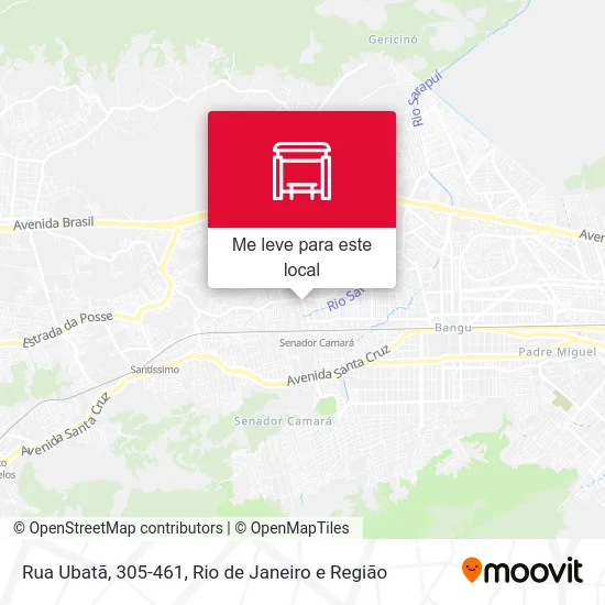 Rua Ubatã, 305-461 mapa