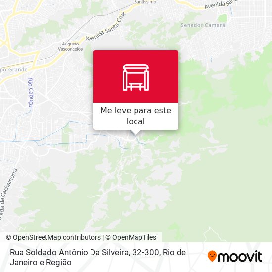 Rua Soldado Antônio Da Silveira, 32-300 mapa