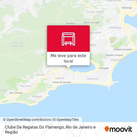 Clube De Regatas Do Flamengo mapa