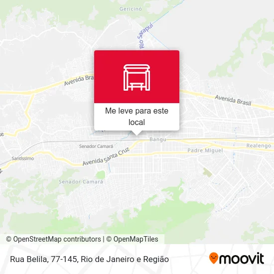 Rua Belila, 77-145 mapa