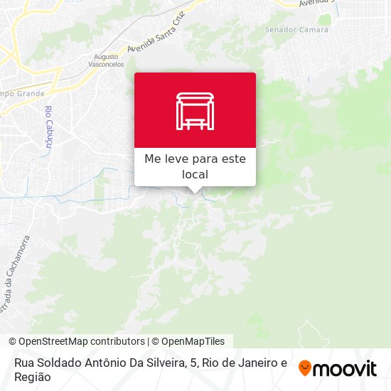 Rua Soldado Antônio Da Silveira, 5 mapa