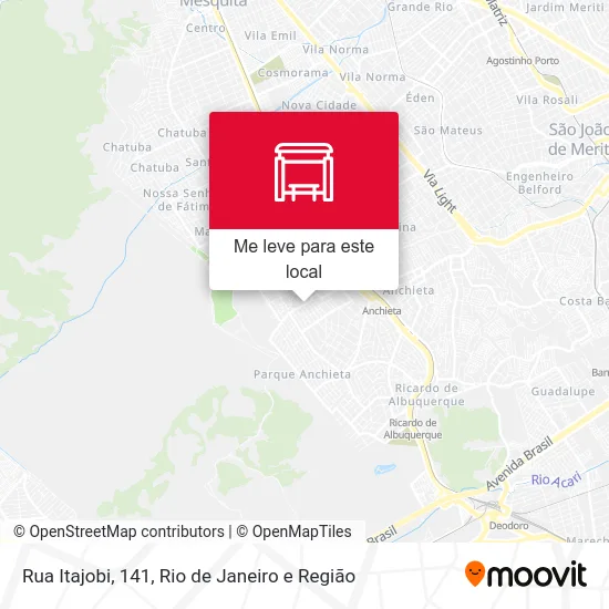 Rua Itajobi, 141 mapa
