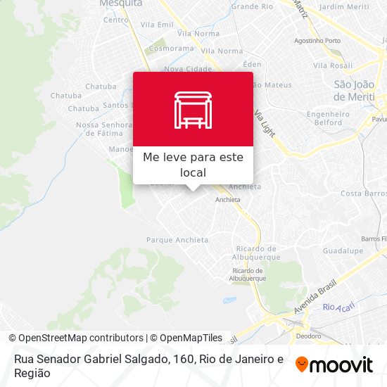 Rua Senador Gabriel Salgado, 160 mapa