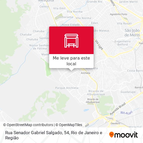 Rua Senador Gabriel Salgado, 54 mapa
