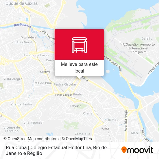 Rua Cuba | Colégio Estadual Heitor Lira mapa