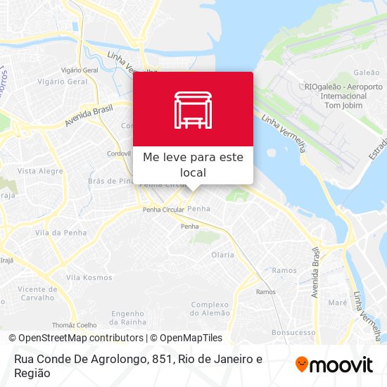 Rua Conde De Agrolongo, 851 mapa