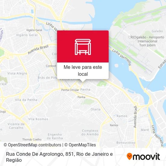 Rua Conde De Agrolongo, 851 mapa