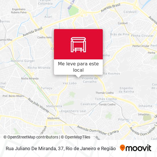 Rua Juliano De Miranda, 37 mapa