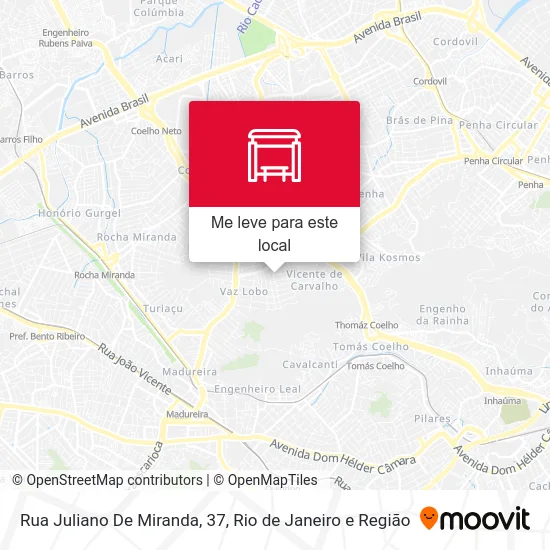 Rua Juliano De Miranda, 37 mapa