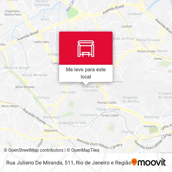 Rua Juliano De Miranda, 511 mapa