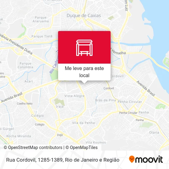 Rua Cordovil, 1285-1389 mapa