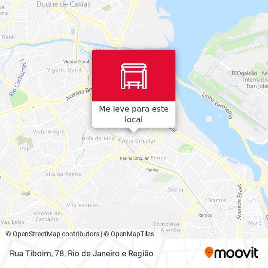 Rua Tiboim, 78 mapa