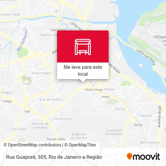 Rua Guaporé, 305 mapa