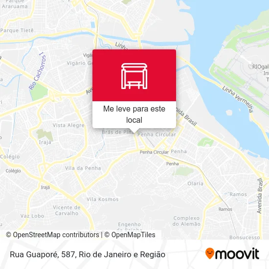 Rua Guaporé, 587 mapa