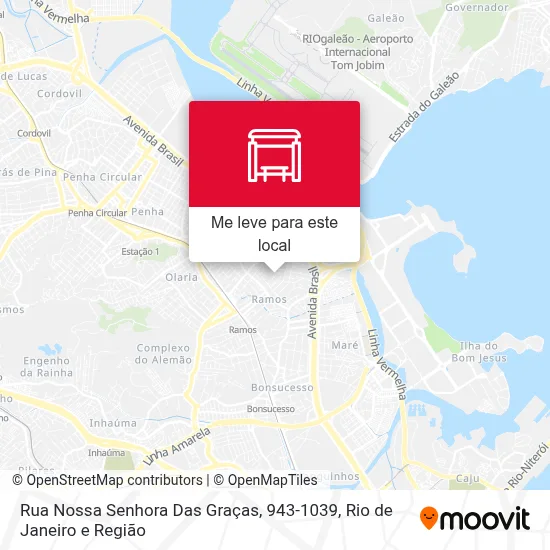 Rua Nossa Senhora Das Graças, 943-1039 mapa