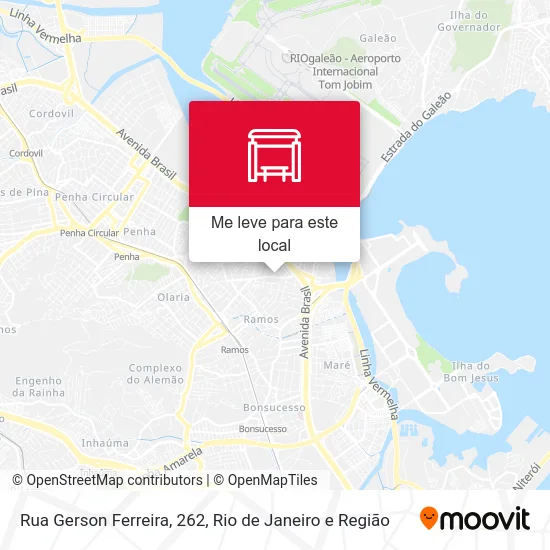 Rua Gerson Ferreira, 262 mapa