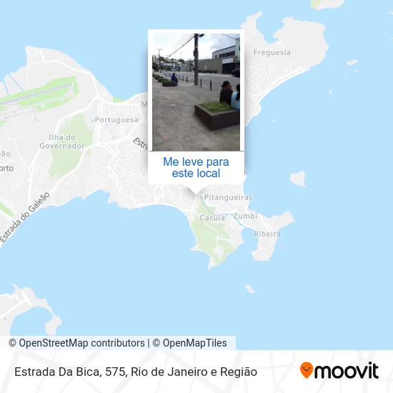 Estrada Da Bica, 575 mapa