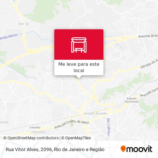 Rua Vitor Alves, 2096 mapa