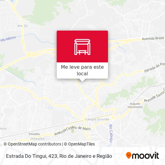 Estrada Do Tingui, 423 mapa