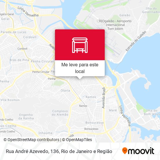 Rua André Azevedo, 136 mapa
