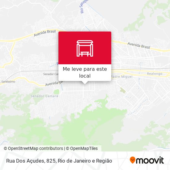 Rua Dos Açudes, 825 mapa