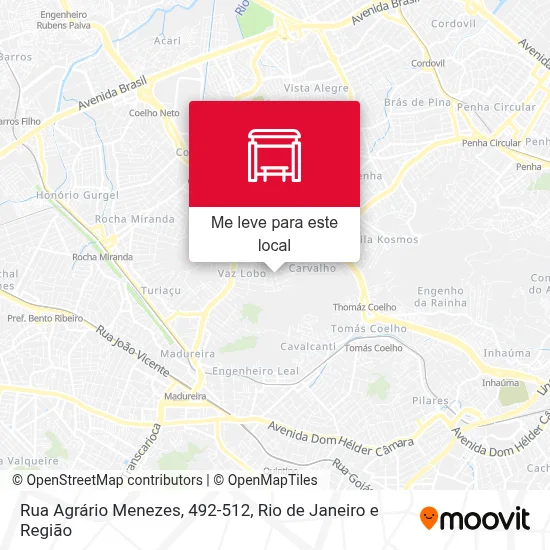Rua Agrário Menezes, 492-512 mapa
