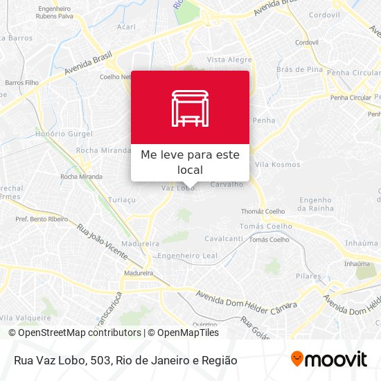 Rua Vaz Lobo, 503 mapa
