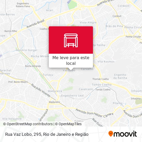 Rua Vaz Lobo, 295 mapa