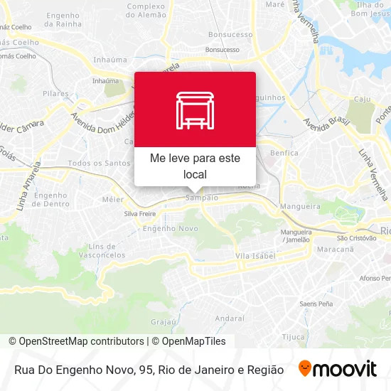 Rua Do Engenho Novo, 95 mapa