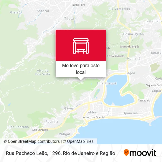 Rua Pacheco Leão, 1296 mapa