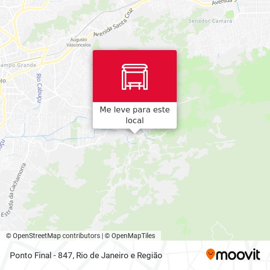 Ponto Final - 847 mapa