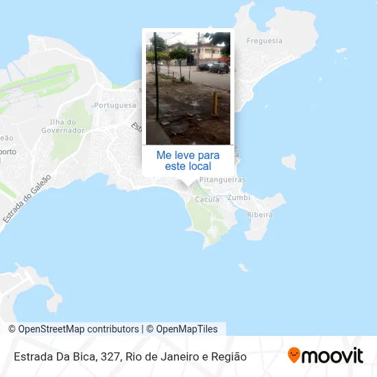 Estrada Da Bica, 327 mapa