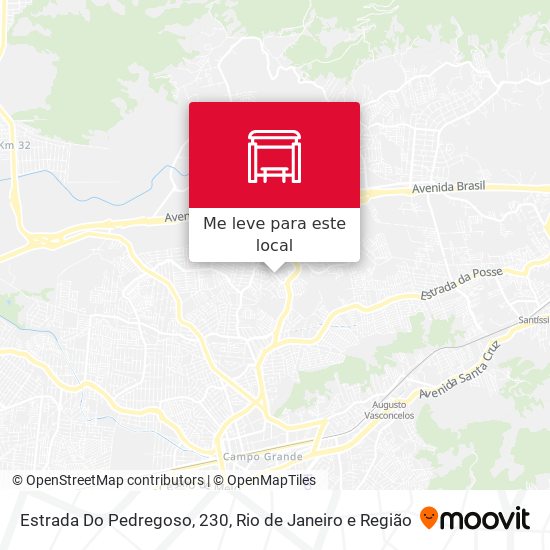 Estrada Do Pedregoso, 230 mapa