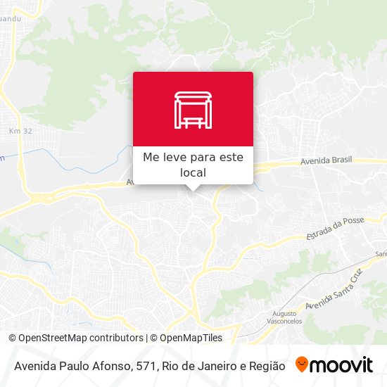 Avenida Paulo Afonso, 571 mapa