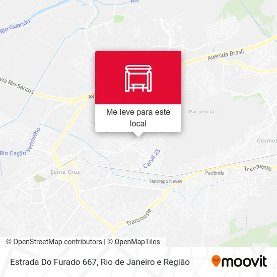 Estrada Do Furado 667 mapa