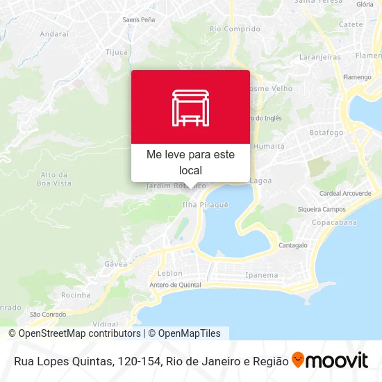 Rua Lopes Quintas, 120-154 mapa