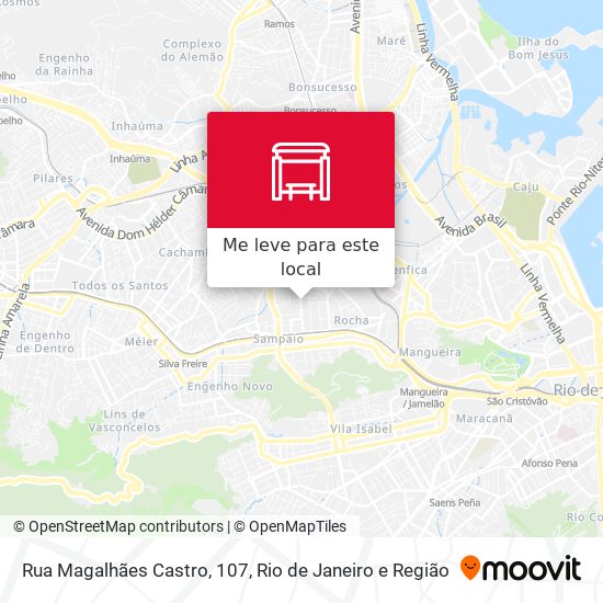 Rua Magalhães Castro, 107 mapa