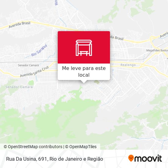 Rua Da Usina, 691 mapa