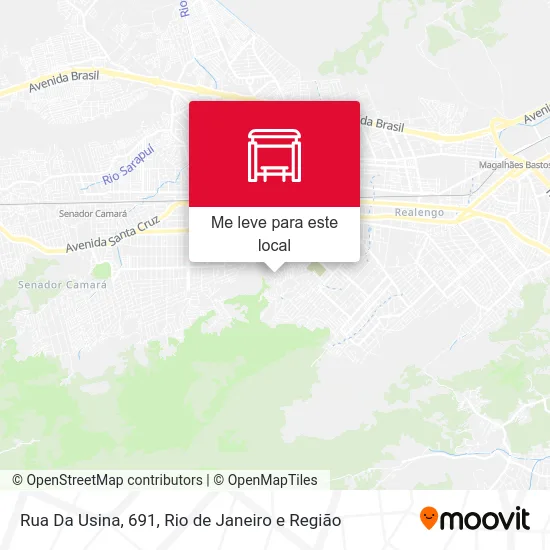 Rua Da Usina, 691 mapa
