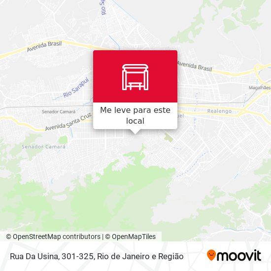 Rua Da Usina, 301-325 mapa