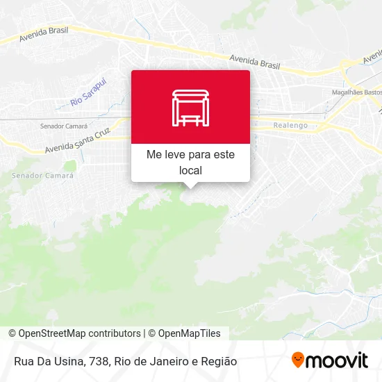 Rua Da Usina, 738 mapa