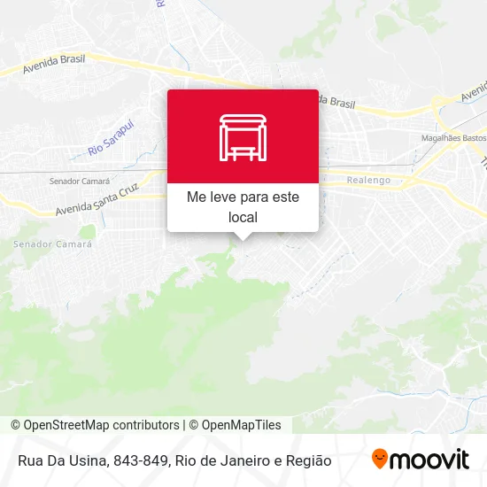 Rua Da Usina, 843-849 mapa