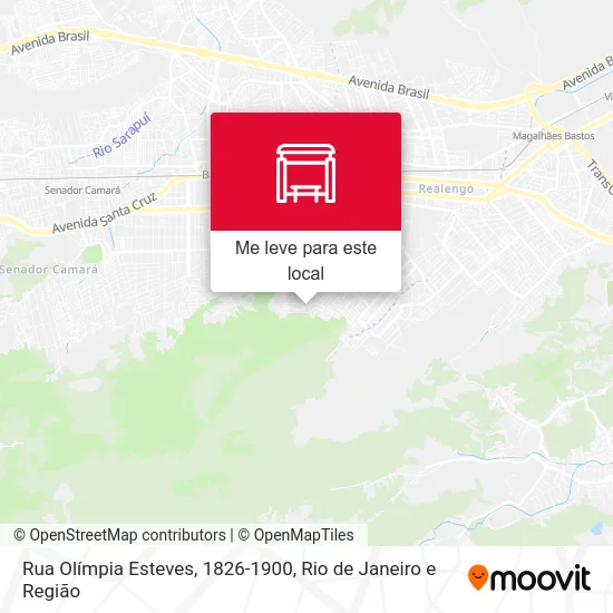 Rua Olímpia Esteves, 1826-1900 mapa