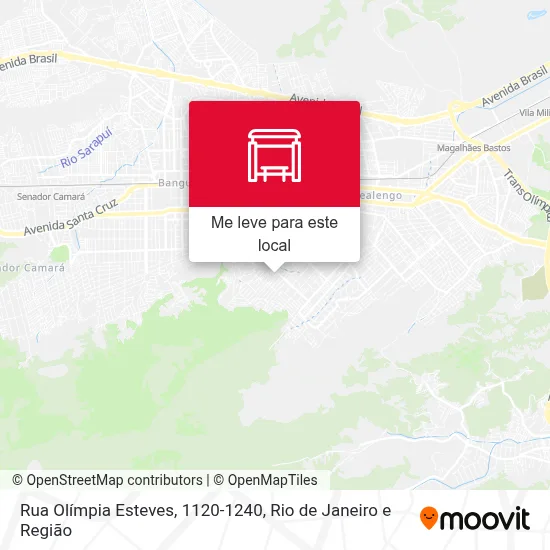 Rua Olímpia Esteves, 1120-1240 mapa