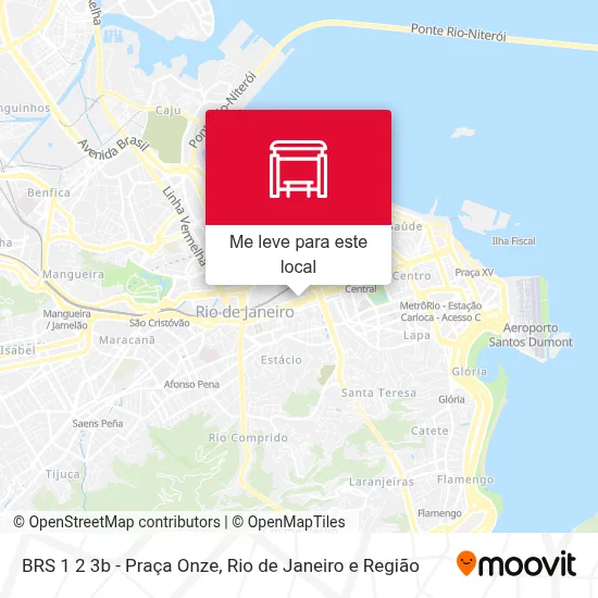BRS 1 2 3b - Praça Onze mapa