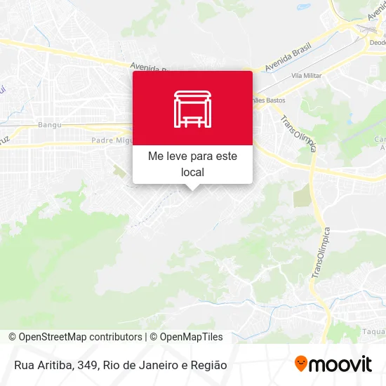 Rua Aritiba, 349 mapa