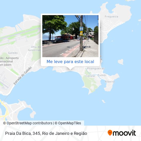 Praia Da Bica, 345 mapa