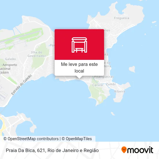 Praia Da Bica, 621 mapa