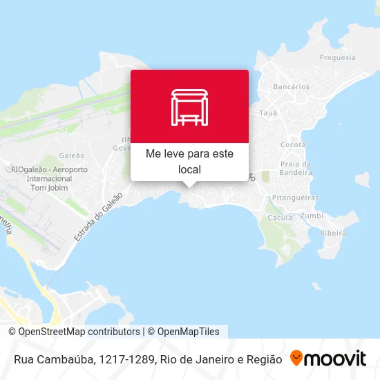 Rua Cambaúba, 1217-1289 mapa